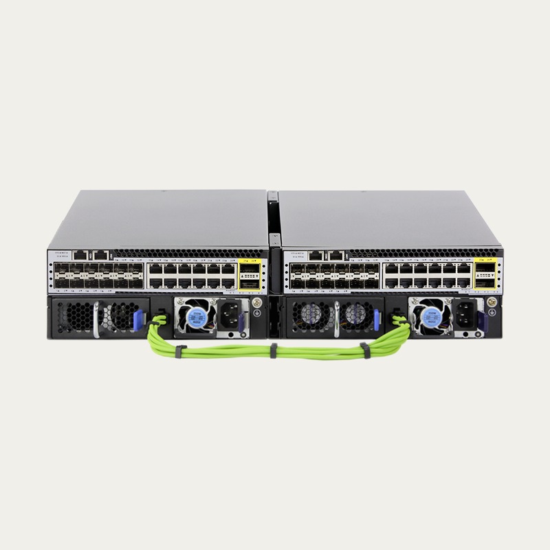 STH-2C12XF12XE-HSI half-width L3 managed switch 10G SFP+ Base-T 100G uplinks